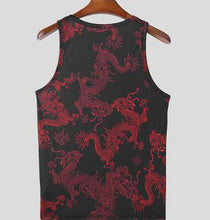 Load image into Gallery viewer, Striped Dragon Pattern Printed Vests GR236