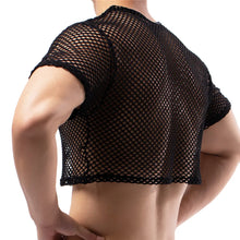 Load image into Gallery viewer, Sexy Transparent Mesh Crop Tops F104