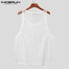 Load image into Gallery viewer, Transparent O-neck Sleeveless Vests F102