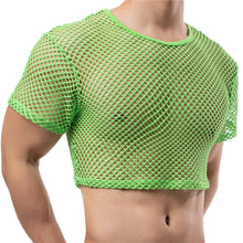 Load image into Gallery viewer, Sexy Transparent Mesh Crop Tops F104