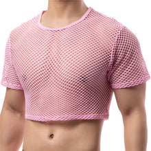 Load image into Gallery viewer, Sexy Transparent Mesh Crop Tops F104