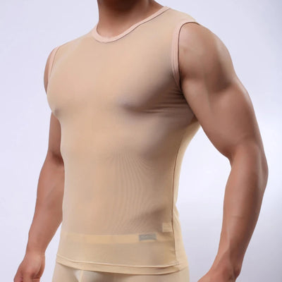 Transparent Mesh Tank Tops GR237