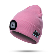 Load image into Gallery viewer, Bluetooth LED Hat Wireless Smart Cap Headset Headphone AC132