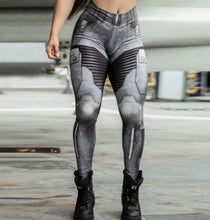 Load image into Gallery viewer, Punk Style Jeans 3D Print Women Sports Leggings GP152