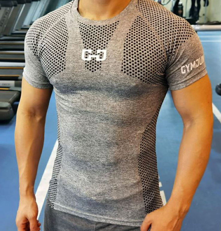 Short Sleeve Gym Compression T-shirt GR211