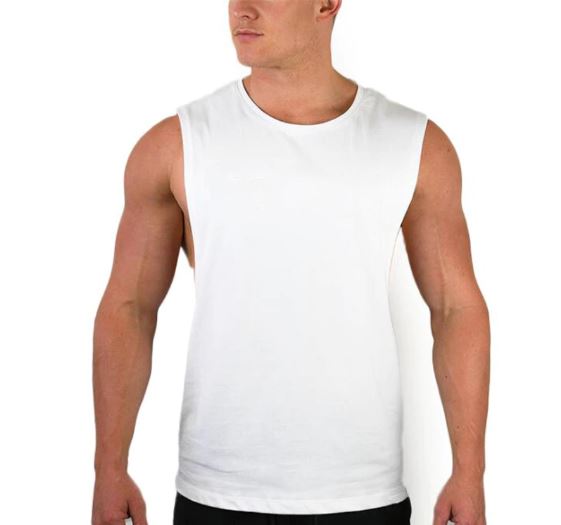 Men's Cut Off Sleeveless Shirt GR152