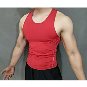 Men Running Vest Compression Sport Sleeveless T-Shirt GR231