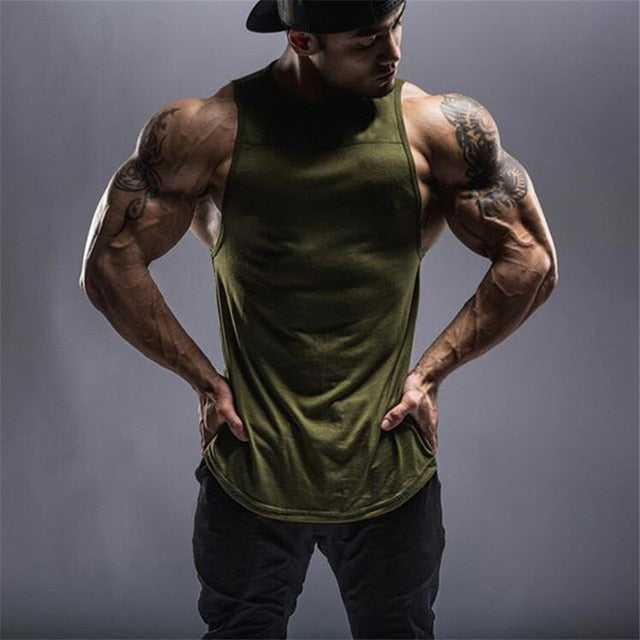 Men Sleeveless Muscle Vest GR161