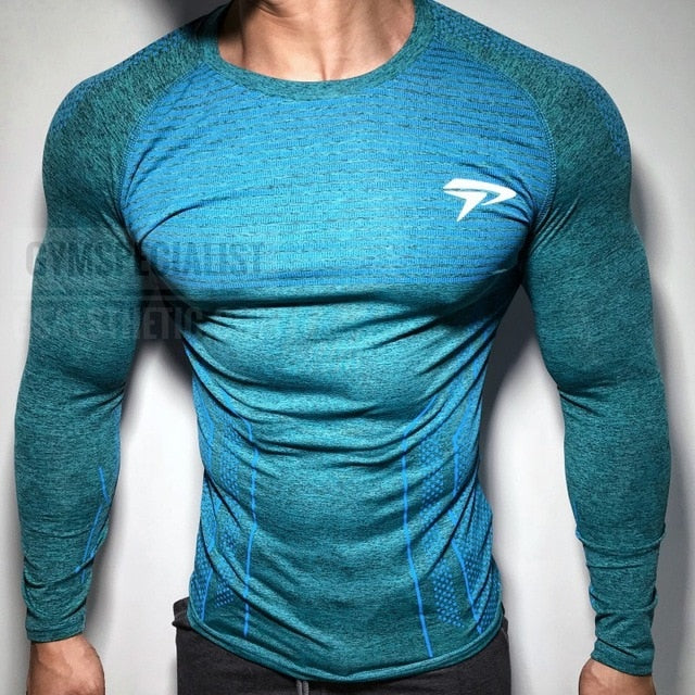 Men's Long Sleeve Gym Sport T-Shirt GR170