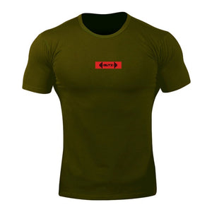 Short Sleeve bodybuilding tight fashion Tshirt GR196
