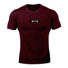 Load image into Gallery viewer, Short Sleeve bodybuilding tight fashion Tshirt GR196