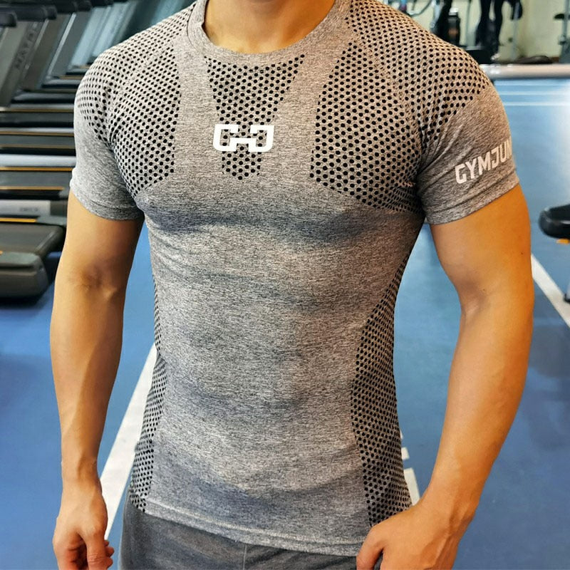 Short Sleeve Gym Compression T-shirt GR211