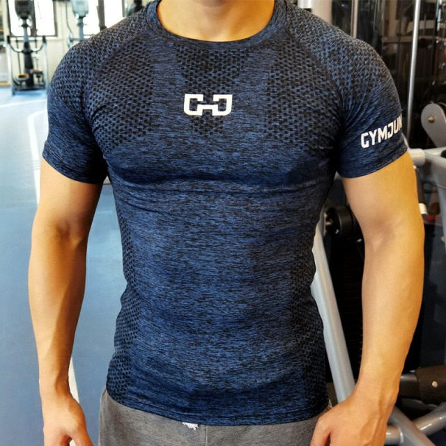 Short Sleeve Gym Compression T-shirt GR211