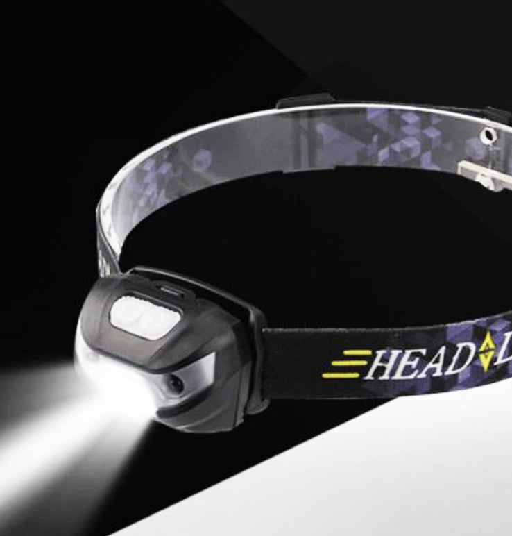 LED Headlamp 3000LM Mini Body Motion Sensor AC130