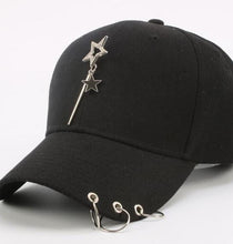 Load image into Gallery viewer, Men Women Ring Hip Hop Curved Strapback Baseball Cap AC113OB